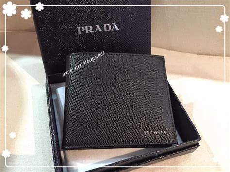 prada nero saffiano metal compact wallet|prada saffiano wallet men's.